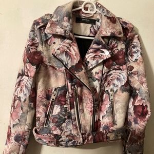 Zara floral jacket